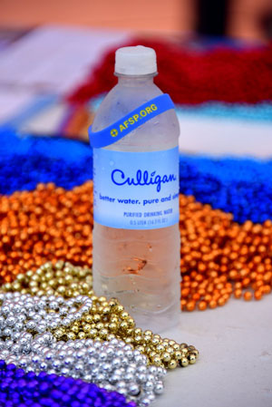 Culligan water was provided for a refreshing break during the 2019 Annual Out of the Darkness Bike Run