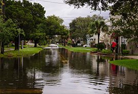Hurricane Matthew flooding was widespread.