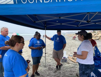 Culligan of San Diego partnered with Surfrider foundation to collect 25 pounds of refuse from Torrey Pines State Beach in San Diego County, California.